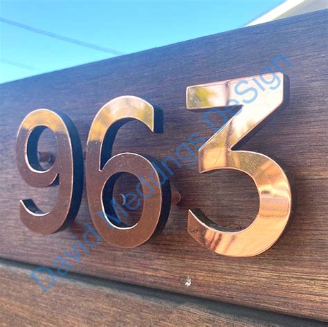 restoration hardware copper house numbers